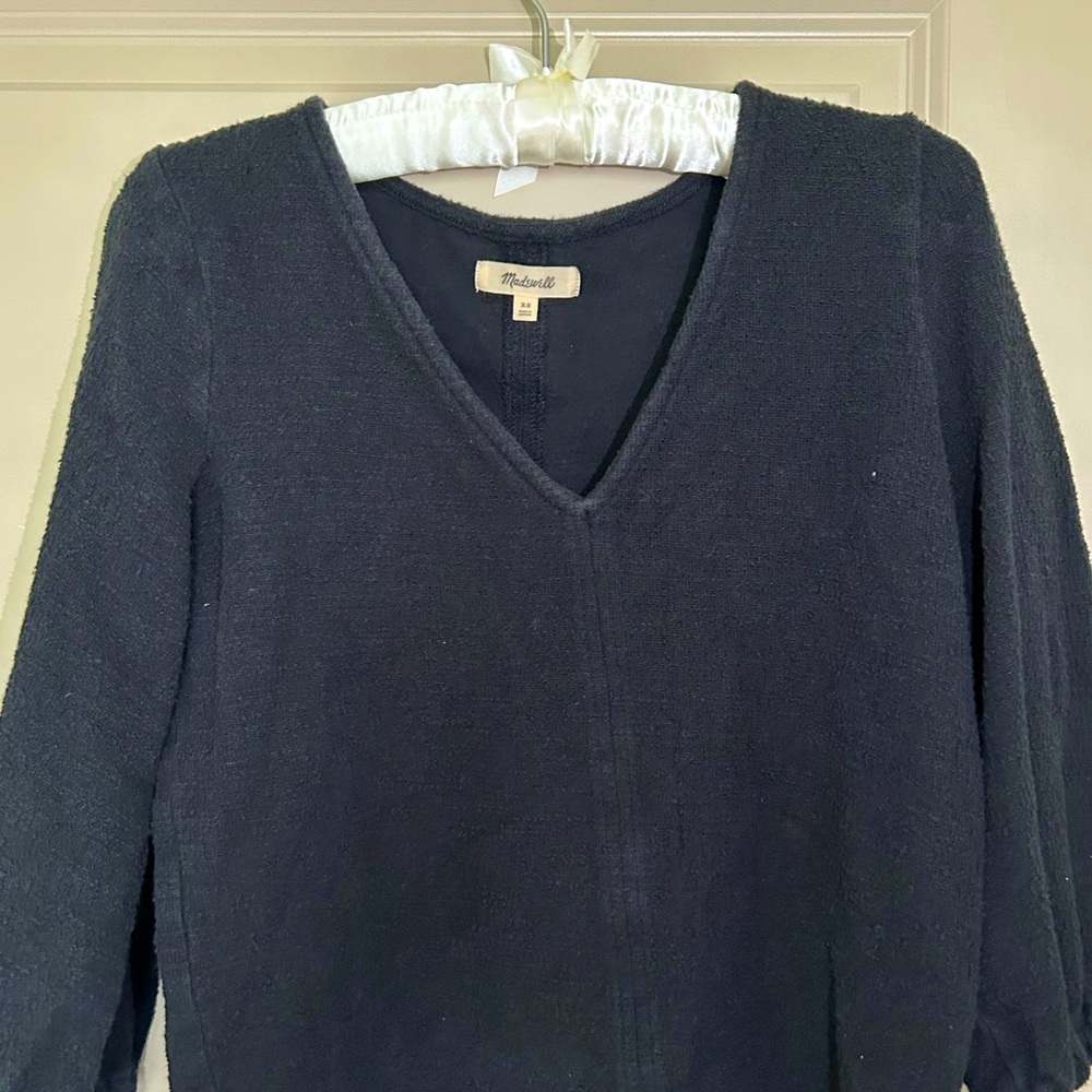 Madewell Cotton 3/4 Sleeve Blouse